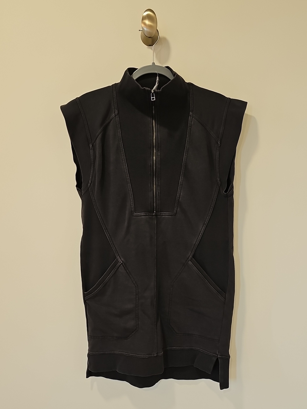 Daily Practice By Anthropologie Meru Zip Front Mini Dress; Size M; EUC - Picture 5 of 10